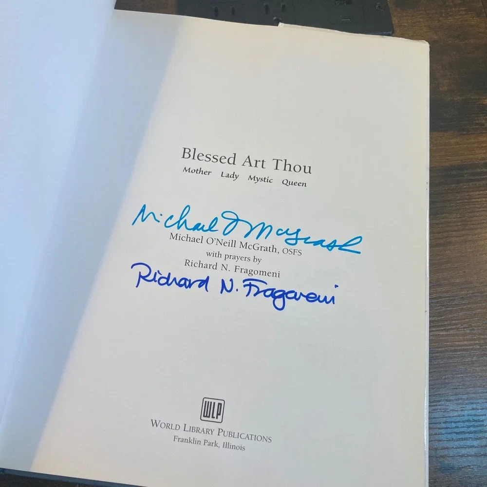 Blessed Art Thou O'Neill McGrath Signed Blessed Virgin Mary African Art Book